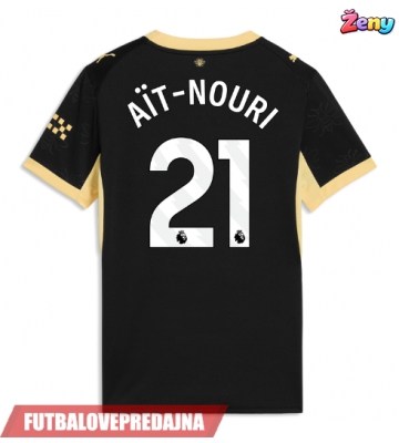 Lacne Ženy Futbalové dres Manchester City Rayan Ait-Nouri #21 2026-27 Krátky Rukáv - Preč